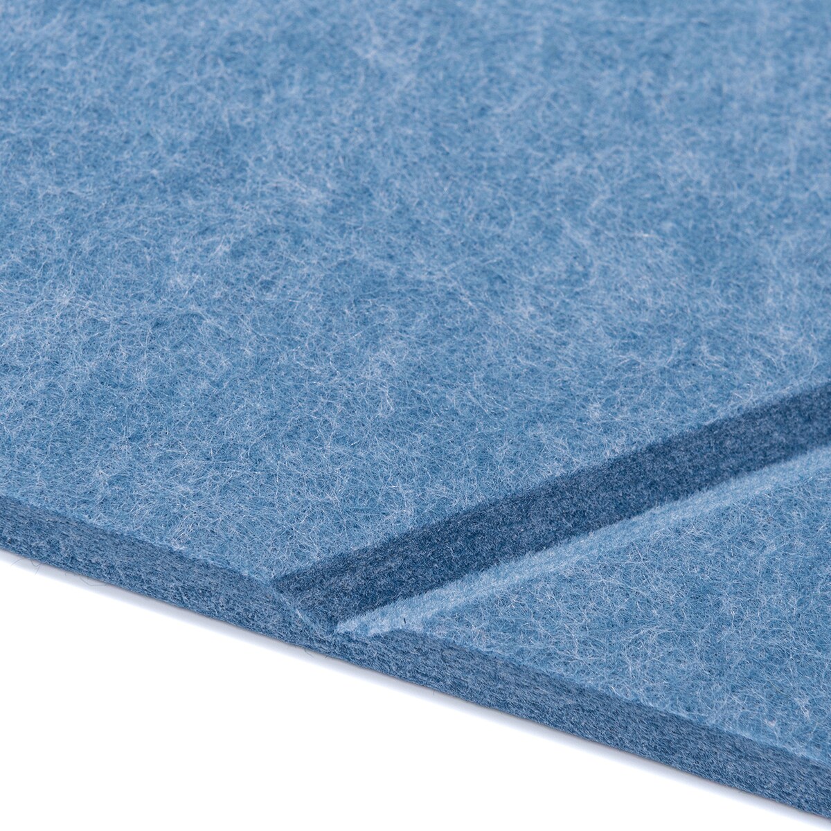 Zestaw 2 szt panel filcowy Felly 40x40 cm płytka kwadrat niebieski