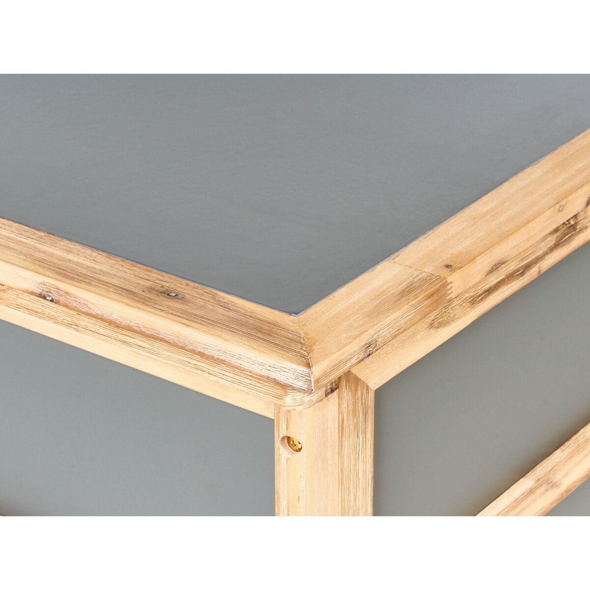 Skrzynia ogrodowa ACATE Beton 121 cm 72 cm Szary