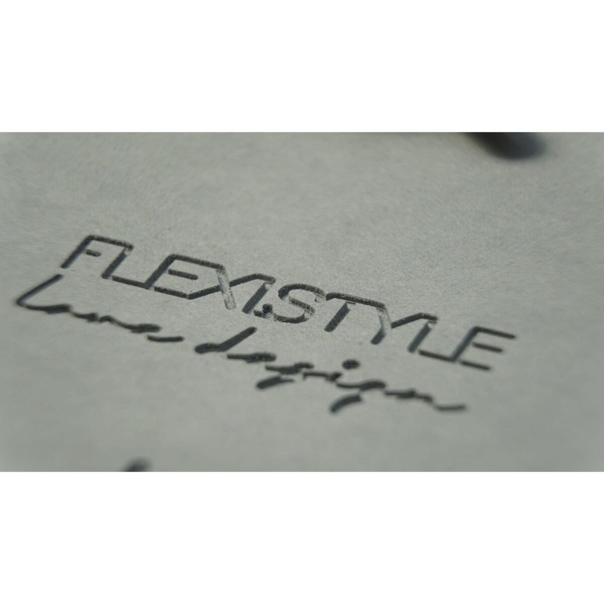 Nowoczesny zegar ścienny do salonu 3EKO 30cm szary