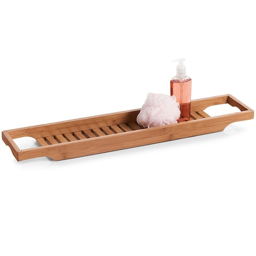 Półka łazienkowa na wannę BAMBOO SPA, długość 70 cm, ZELLER