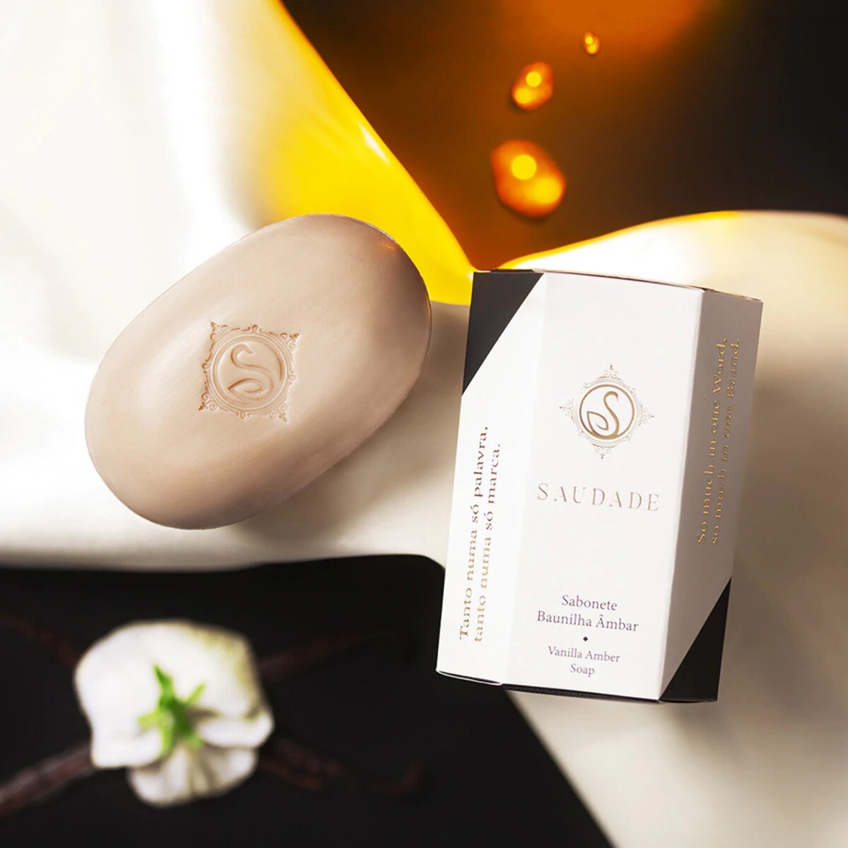Mydło Saudade waniliowo-bursztynowe 200 g
