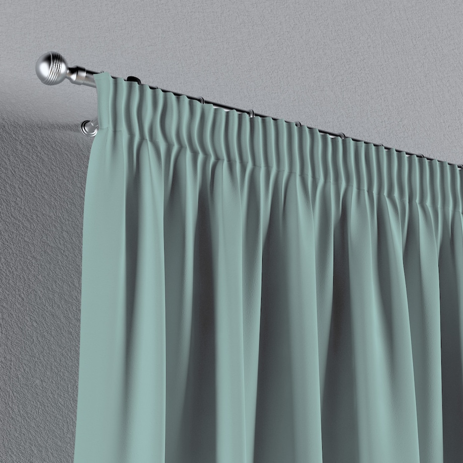 Zasłona na taśmie marszczącej 1 szt. 130x260 jasny turkus