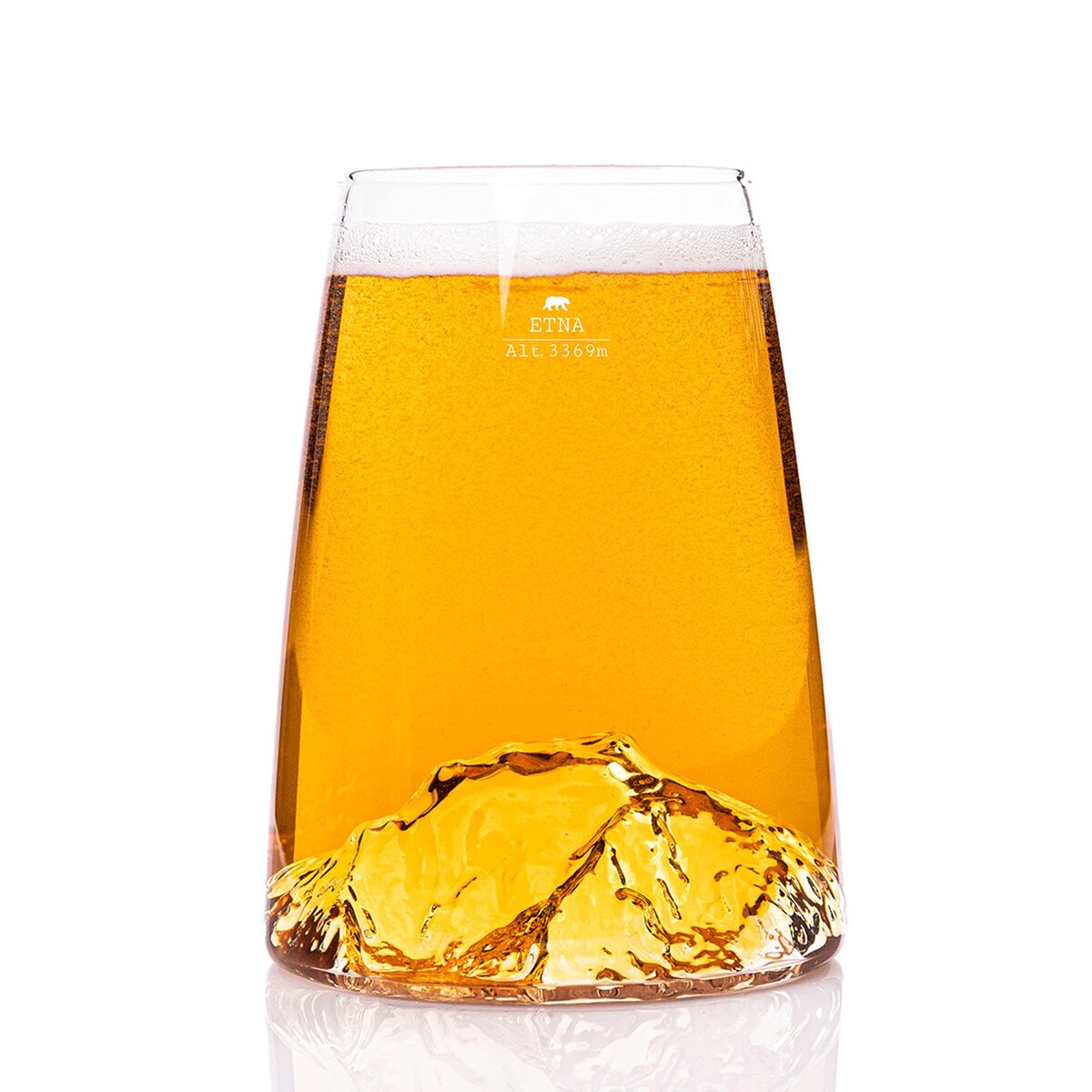 Szklanka Long Drink - Topographic - Etna