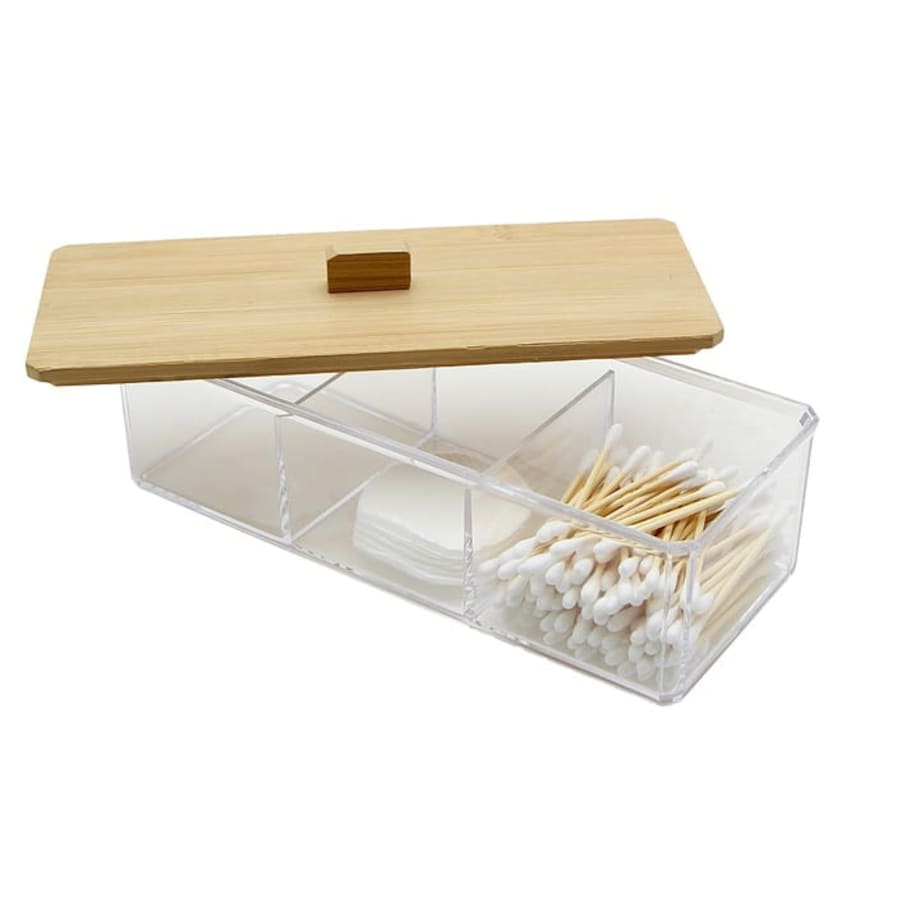 Organizer Pojemnik na Akcesoria Płatki Kosmetyczne Artykuły Higieniczne