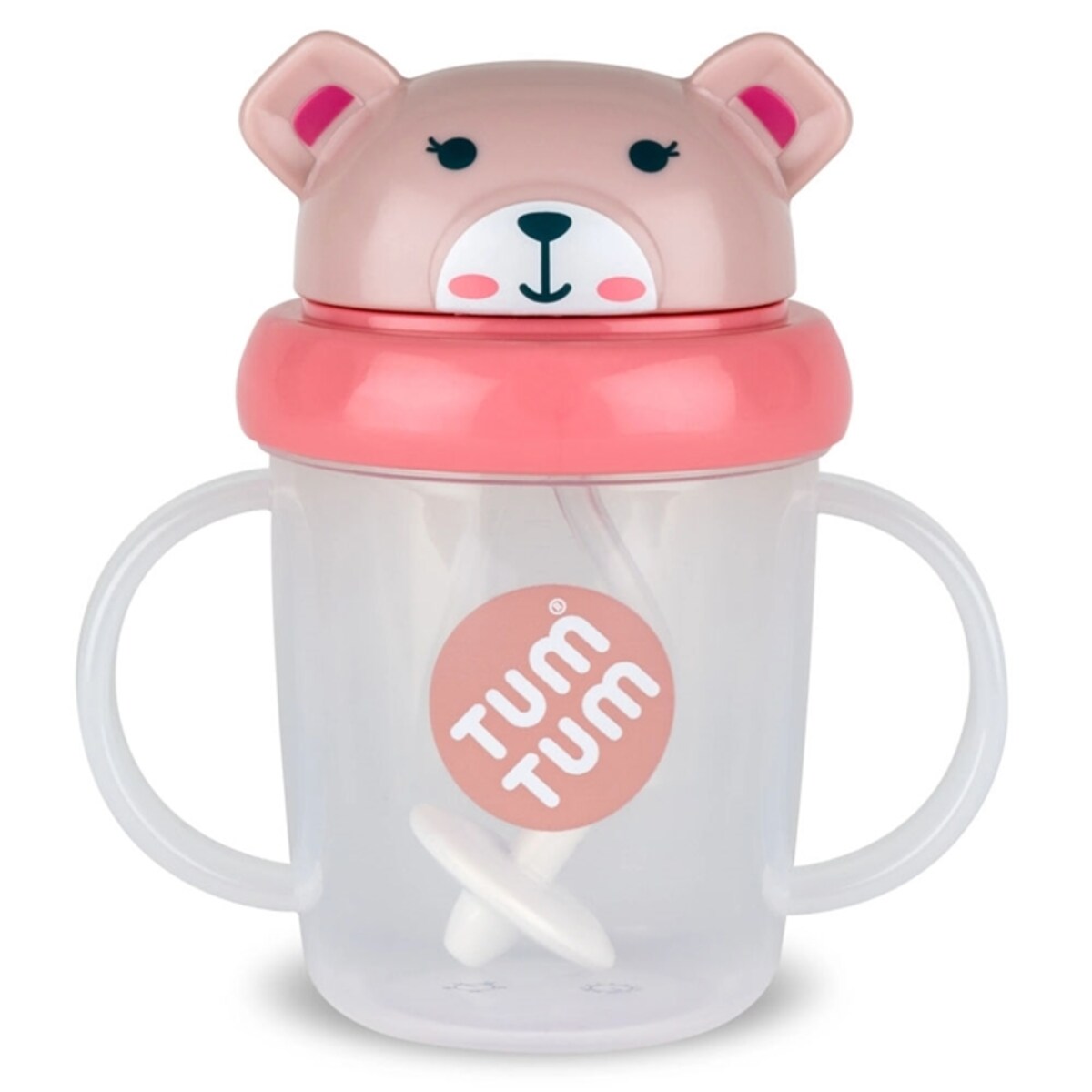 Tum Tum Bidon ze Słomką dla Dzieci Miś Betsy 200ml - Seria 3.