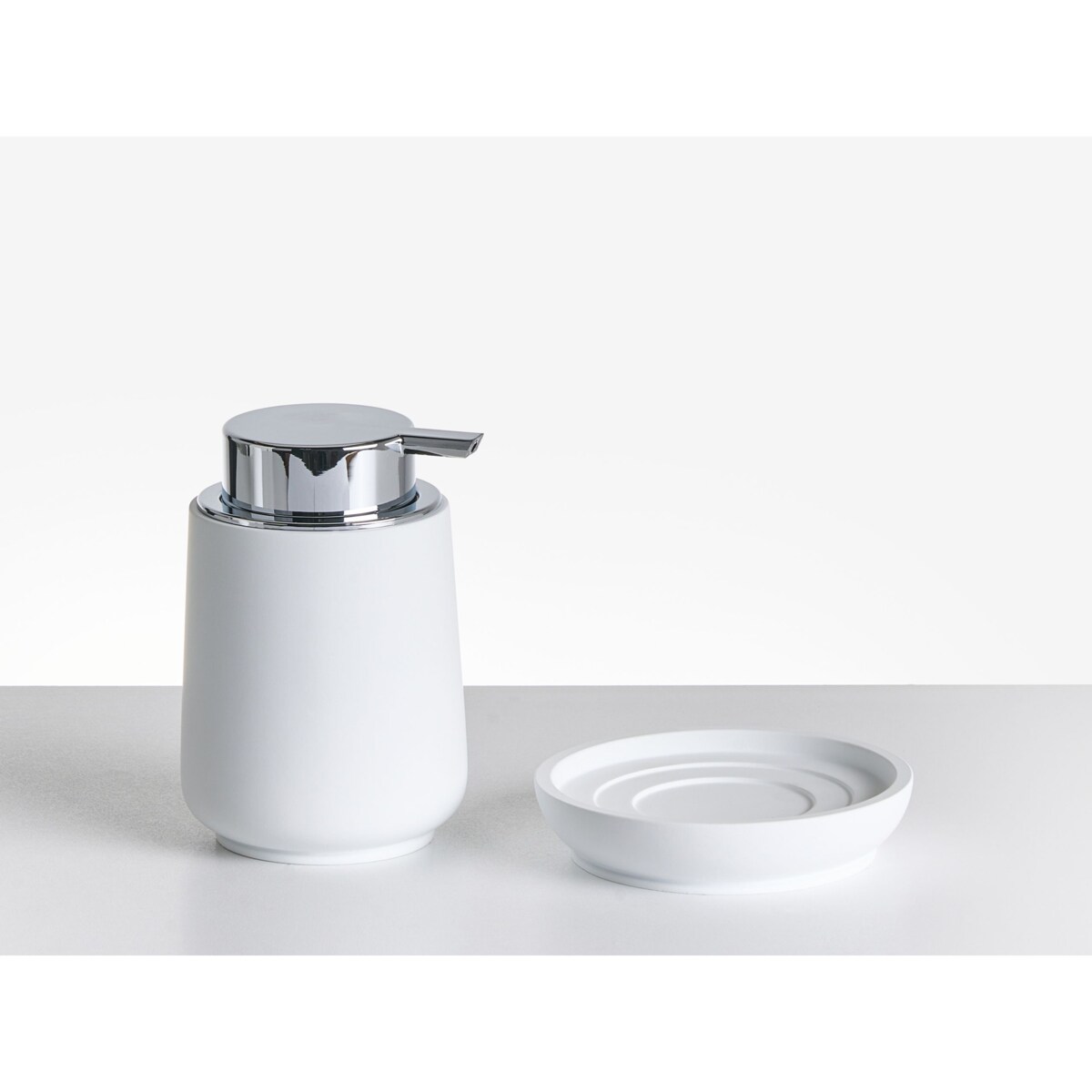 Zestaw akcesoriów łazienkowych 4 elementy SUCHES Biały