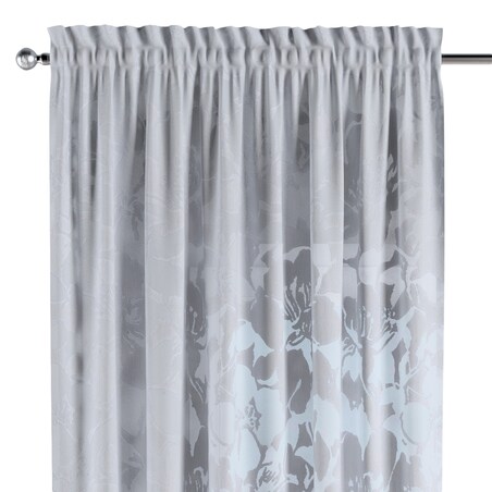 Zasłona na kanale z grzywką 1 szt. 130x260 kremowy