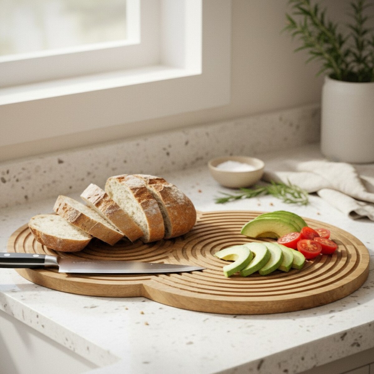 Deska do krojenia z drewna mango 49 x 33 cm