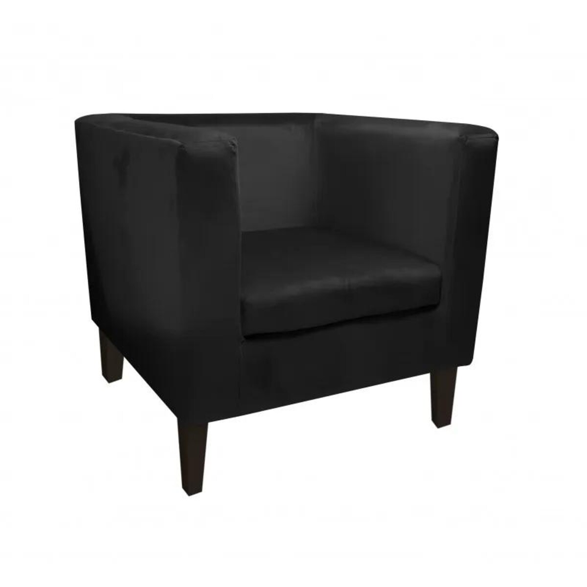 Fotel GRON VELVET czarny