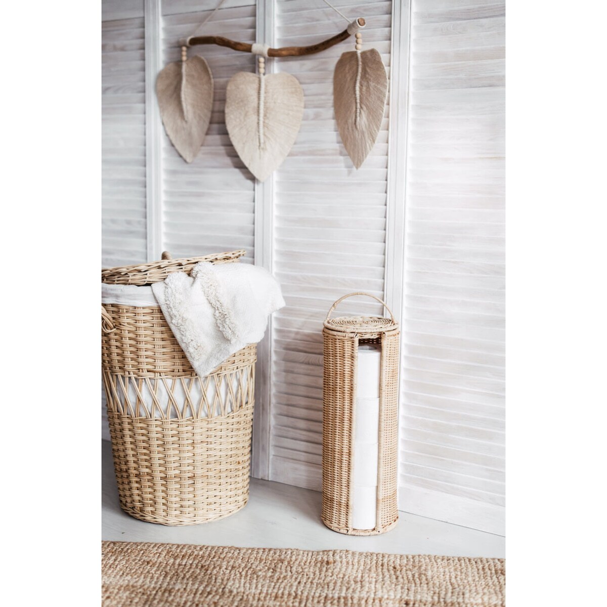 DEKORACJA ŚCIENNA TRZY LIŚCIE II