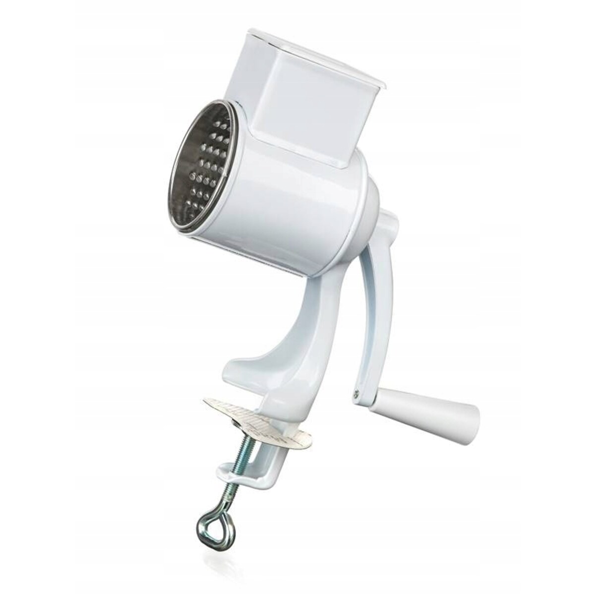 MASZYNKA RĘCZNA MŁYNEK czeski emaliowany do mielenia bułki żywności orzechy