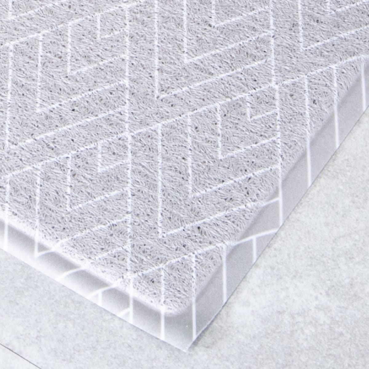 Wycieraczka Szara wycieraczka z geometrycznym wzorem (70 x 40 cm)