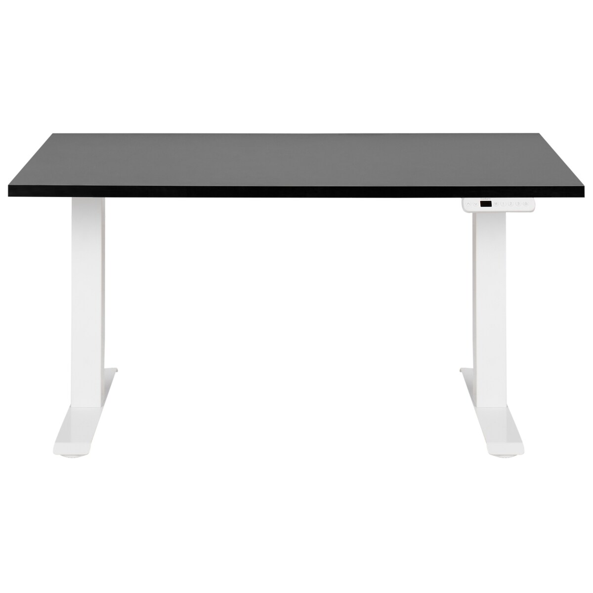 Biurko regulowane elektrycznie DESTINES Czarny/ biały 120 cm 72 cm