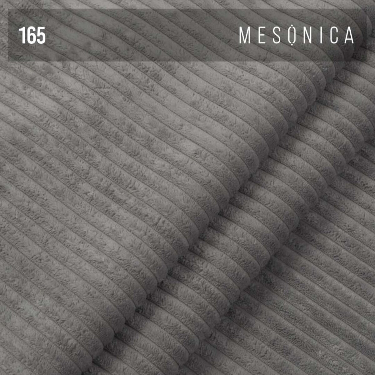 Melow 3-osobowa rozkładana sofa - szara sztruks