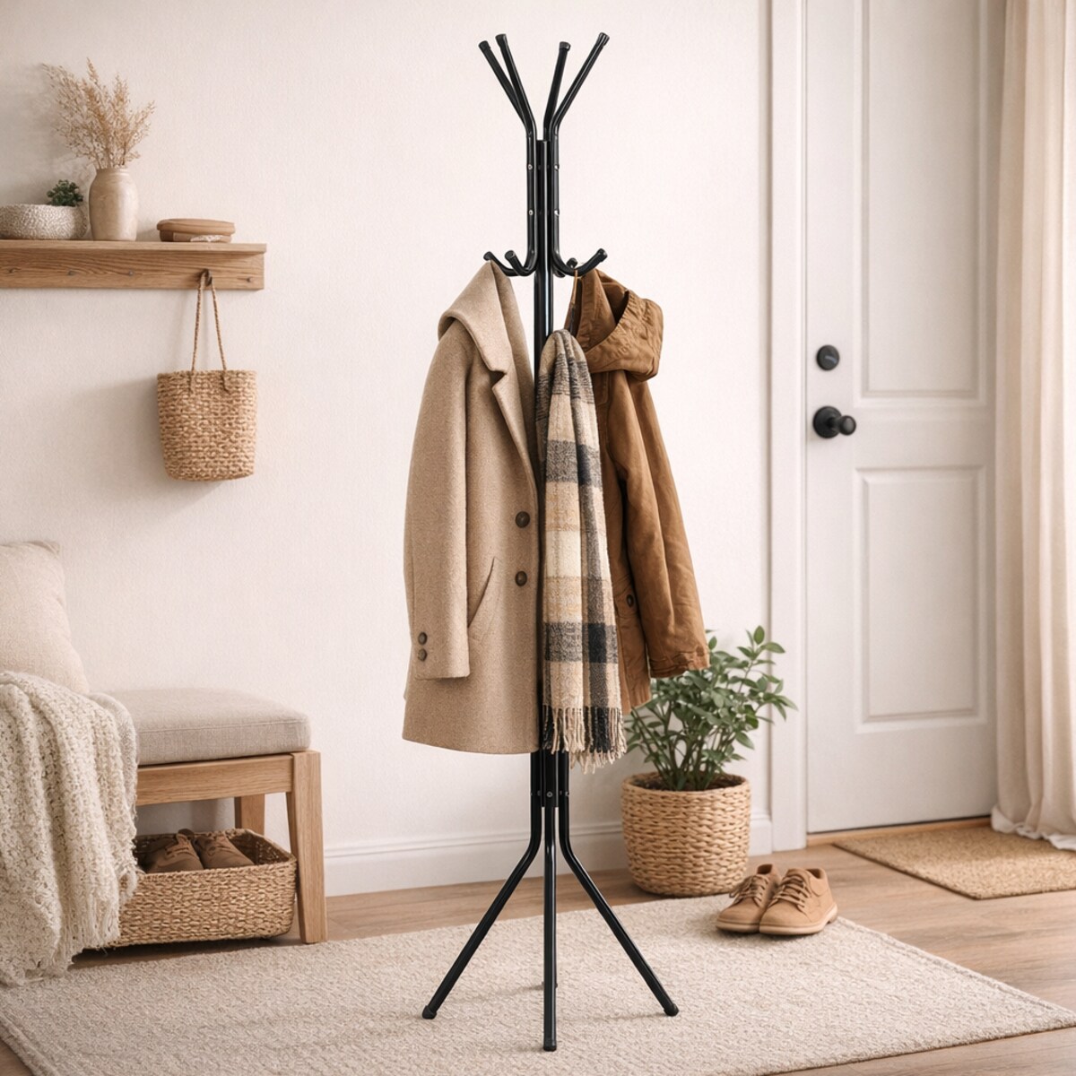 Wolnostojący wieszak na ubrania 172cm BRUNBESTE