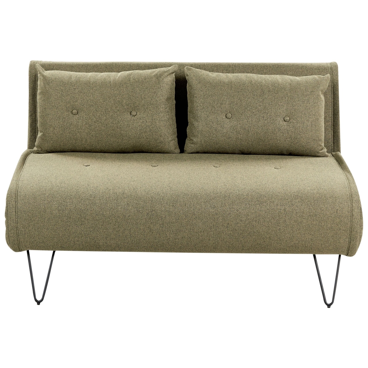 Sofa rozkładana 2-osobowa oliwkowa VESTFOLD