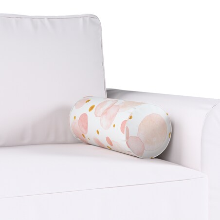 Wałek Ruby, ecru-różowy, Ø16 x 40 cm, Magic Collection