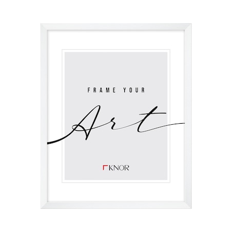 Ramki, ramka na plakat, 30x40, biała, Knor - ramki na zdjęcia