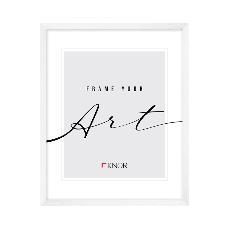 Ramki, ramka na plakat, 30x40, biała, Knor - ramki na zdjęcia