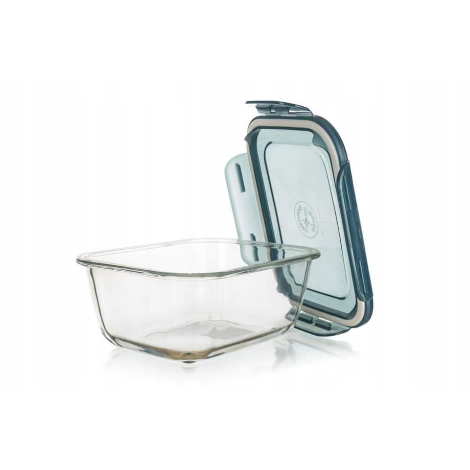 POJEMNIK SZKLANY BORMIOLI hermetyczny 1 L do lodówki piekarnik jedzenie