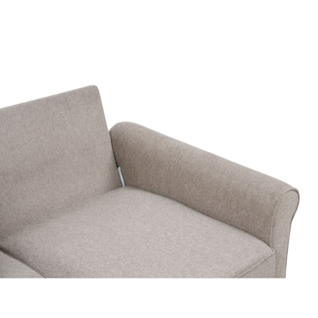 Sofa 2-osobowa jasnobrązowa RONNEBY