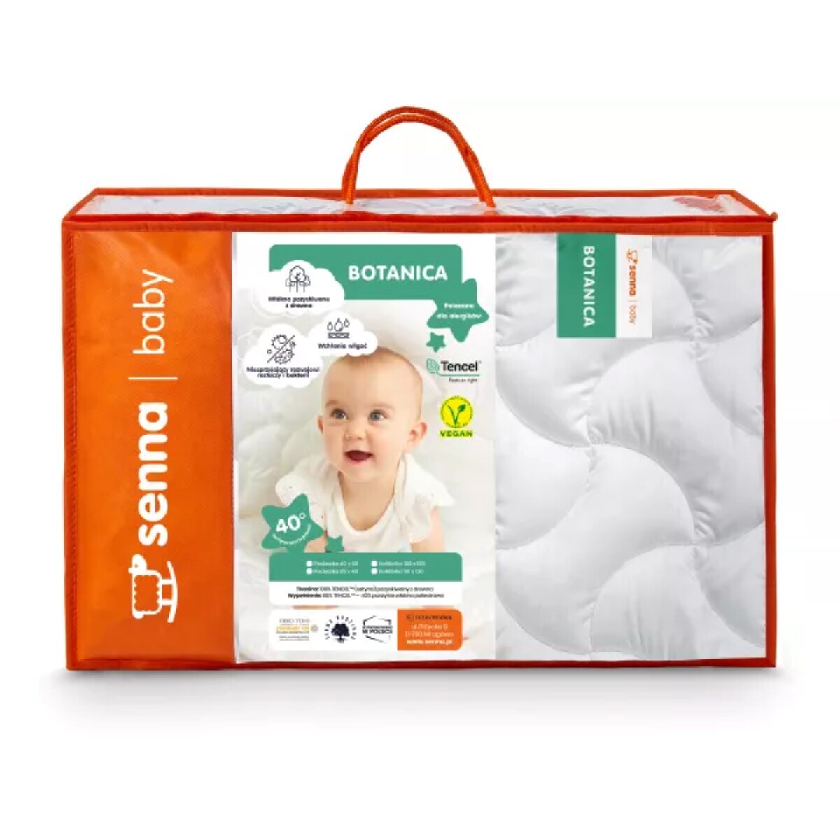 Komplet pościeli 100x135 + 40x60 BOTANICA Senna Baby