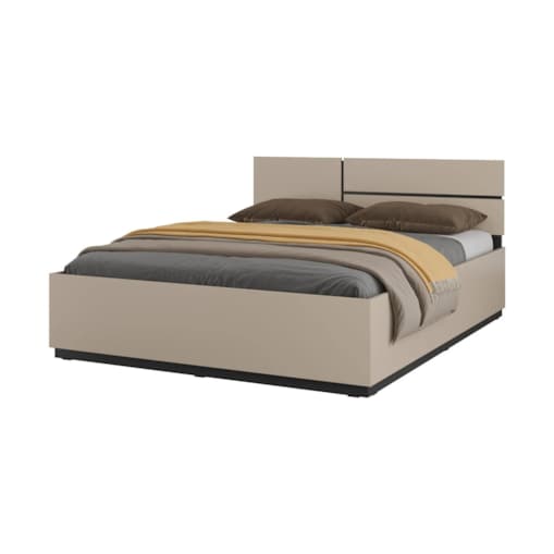 Łóżko CROSS 160x200 congo/czarne