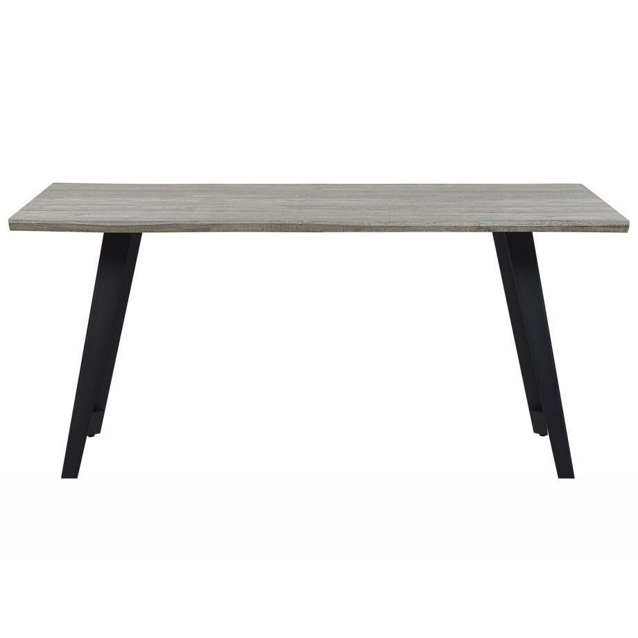 Stół do jadalni 160 x 90 cm szare drewno WITNEY