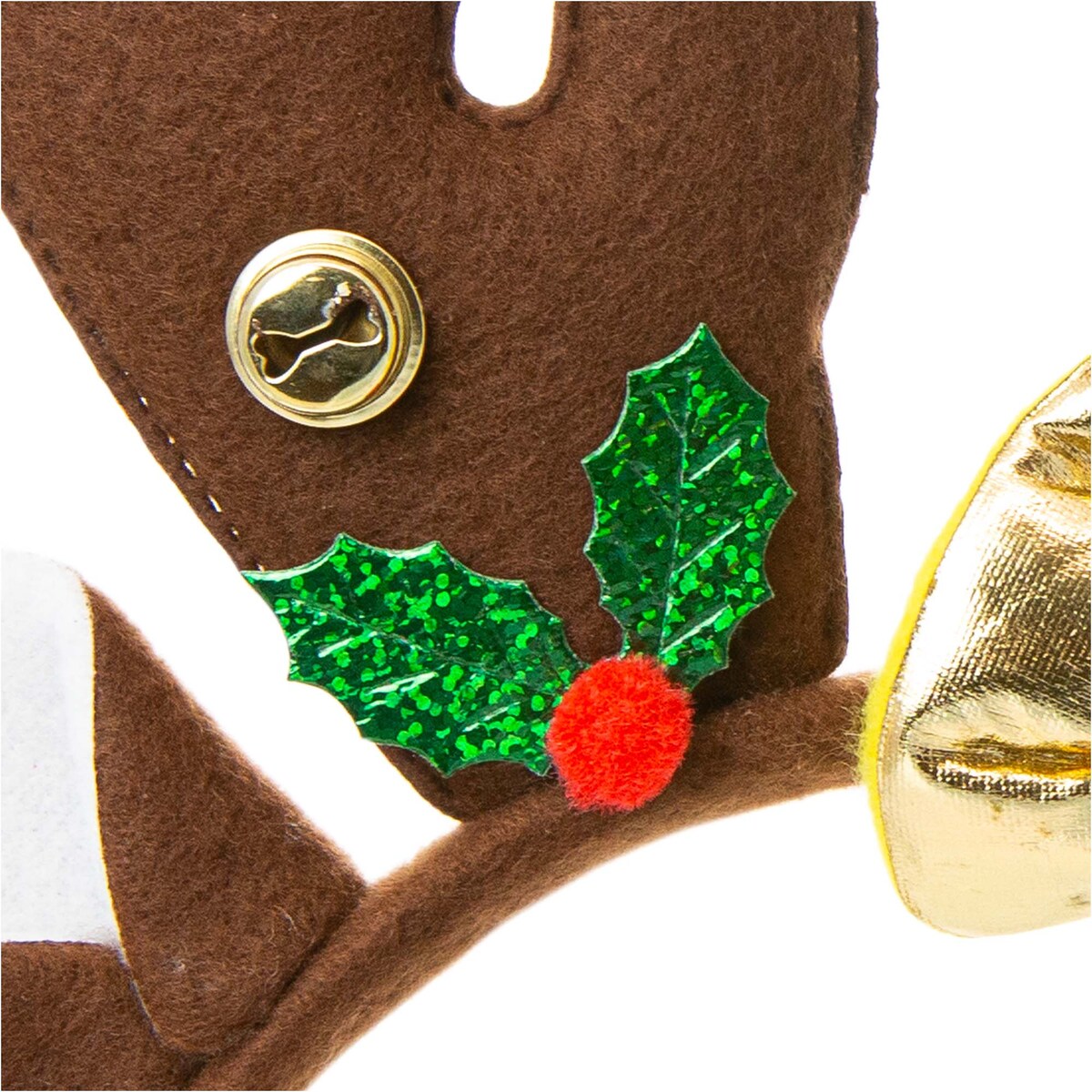 Opaska Na Głowę Rogi Renifera 24X25 Cm Święta Mikołajki Ozdoba Do Włosów Ciemnobrązowe