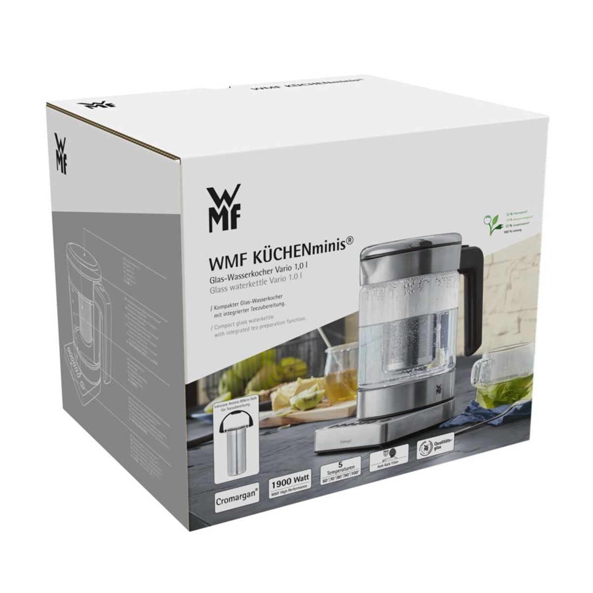 Czajnik elektryczny (1 l) z zaparzaczem Kitchenminis Vario WMF