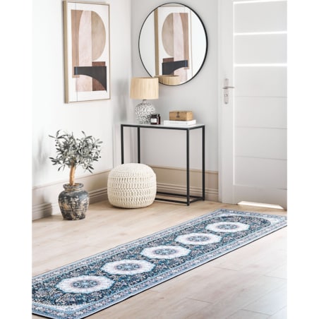 Dywan 80 x 300 cm niebieski GEDIZ