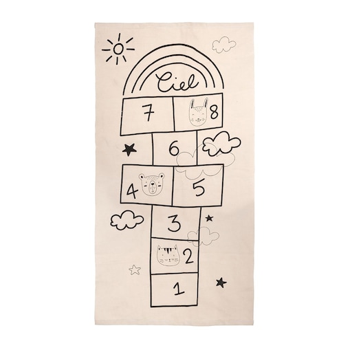 Mata dla dzieci Gra w Klasy, 80 x 150 cm