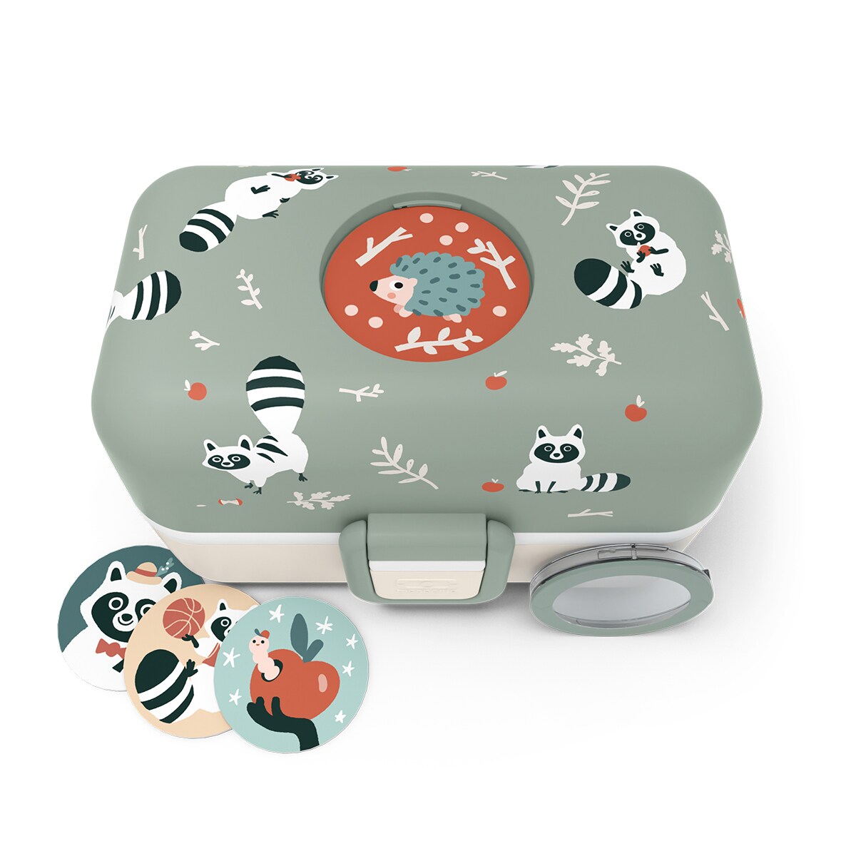 Monbento Gift Box dla dzieci - MB Trésor + MB Positive S - Racoon