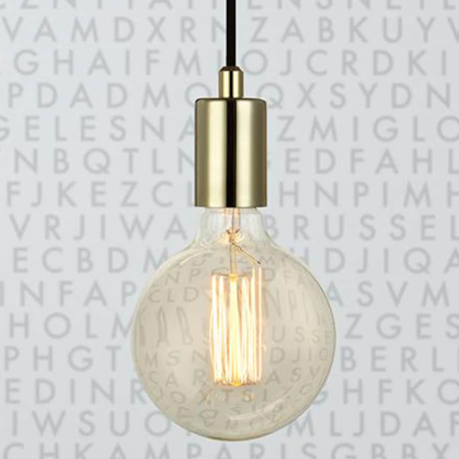 Wisząca lampa industrialna Sky 106171 miedziana oprawka na żarówkę