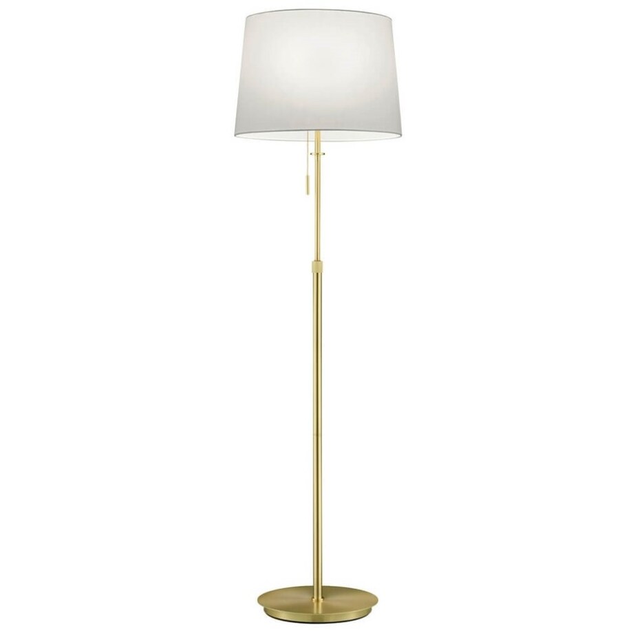 Podłogowa lampa sypialniana Lyon 409100308  złota biała