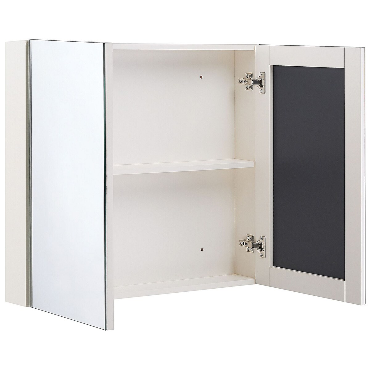 Szafka łazienkowa wisząca z lustrem NAVARRA 80 cm 70 cm Biały