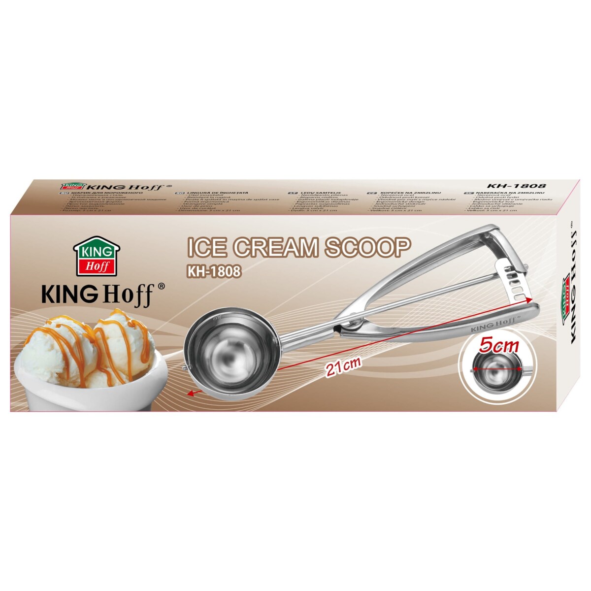 Łyżka do lodów Gałkownica KINGHOFF