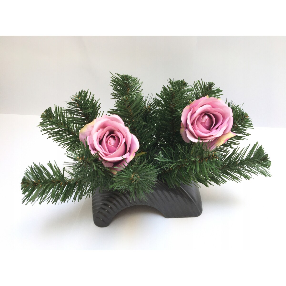 SZTUCZNY KWIAT RÓŻA główka wyrobowa do wiązanki stroiki grób cmentarz duża