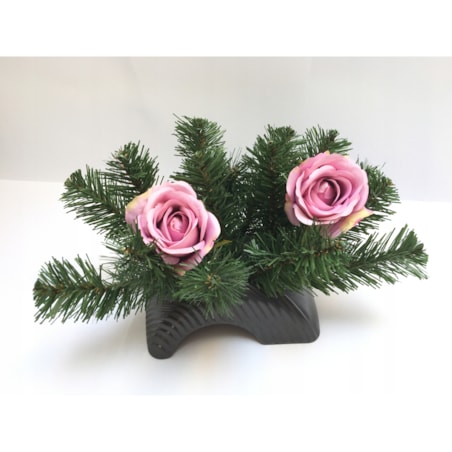 SZTUCZNY KWIAT RÓŻA główka wyrobowa do wiązanki stroiki grób cmentarz duża