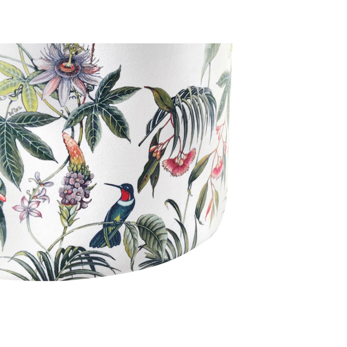 Puf LOVETT Kolorowy Welur 47 cm 47 cm