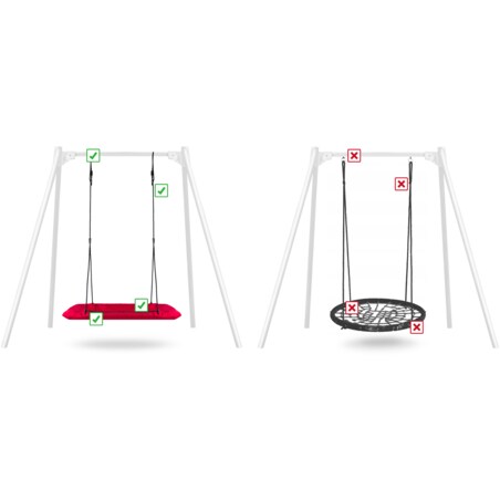 Huśtawka ogrodowa bocianie gniazdo xxl Neo-Sport