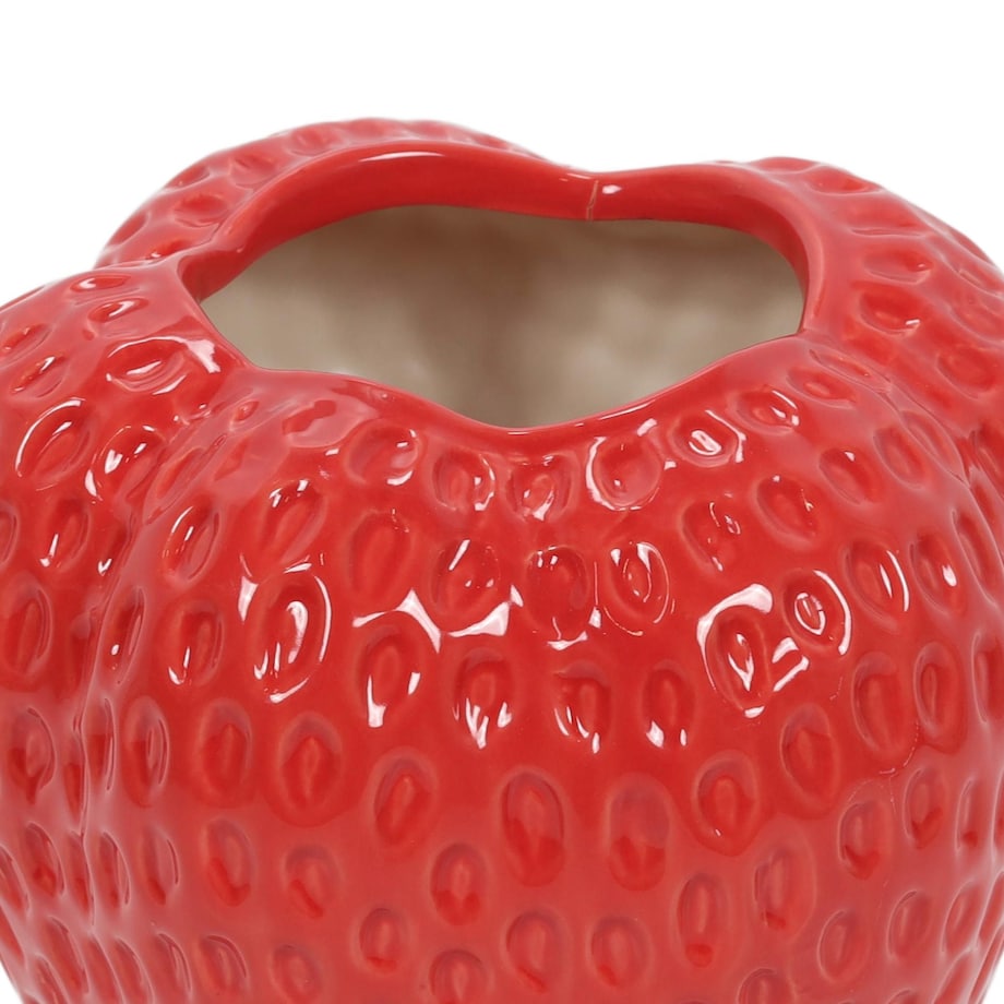 Ceramiczny wazon truskawka MUZ, 16 cm