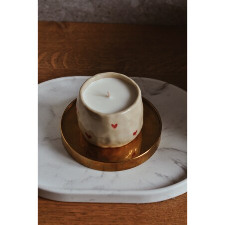 Świeca sojowa CZARKA SERDUSZKA 250 ml N°13 Ciepły wieczór