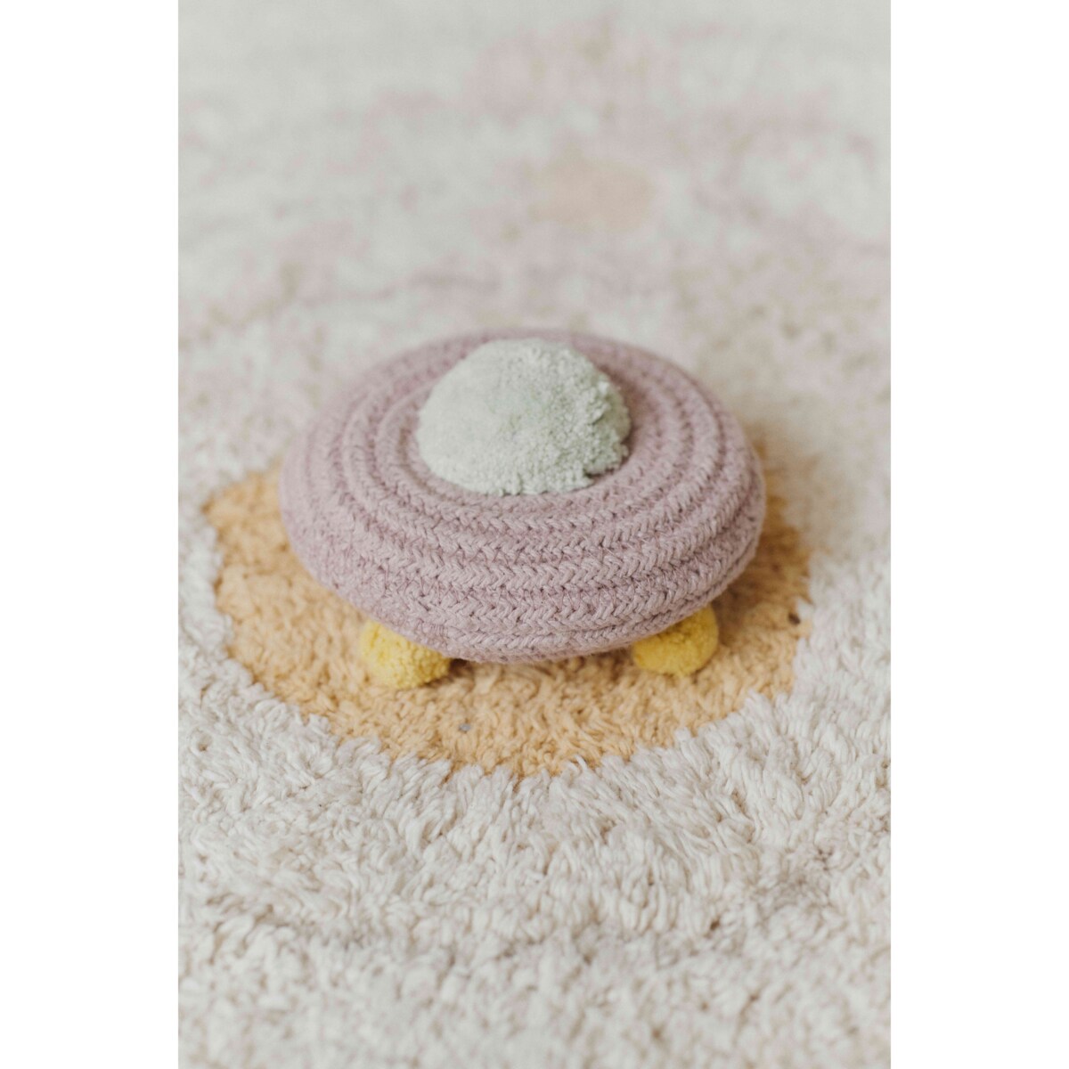 Dywan bawełniany do zabawy Układ Słoneczny, "Mom, I want to be an astronaut" Lorena Canals