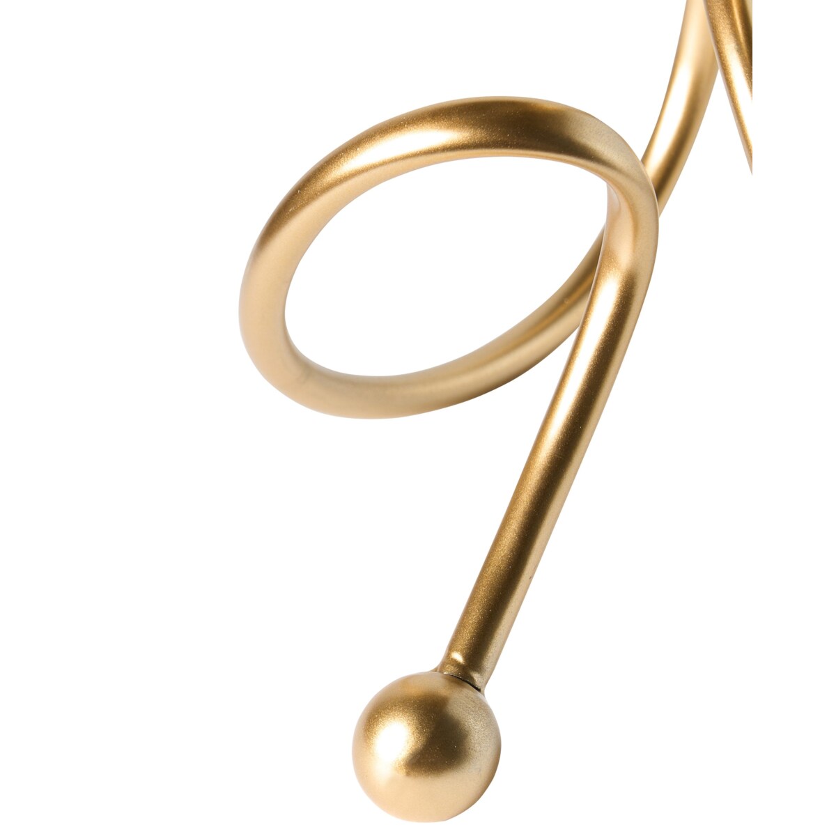 Świecznik AROUCA Metal 40 cm Złoty