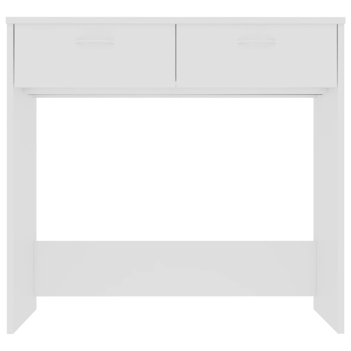 vidaXL Biurko, białe, 80x40x75 cm, materiał drewnopochodny