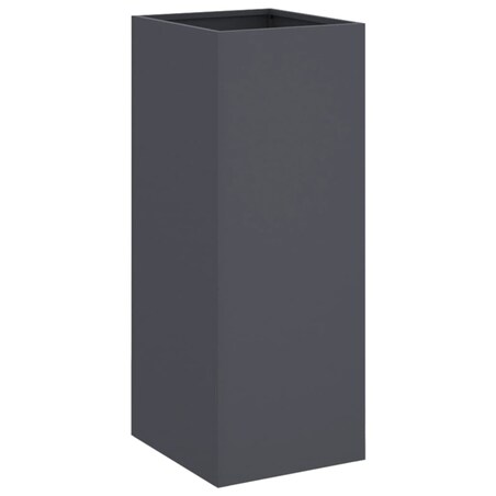 vidaXL Donica, antracytowa, 32x29x75 cm, stal