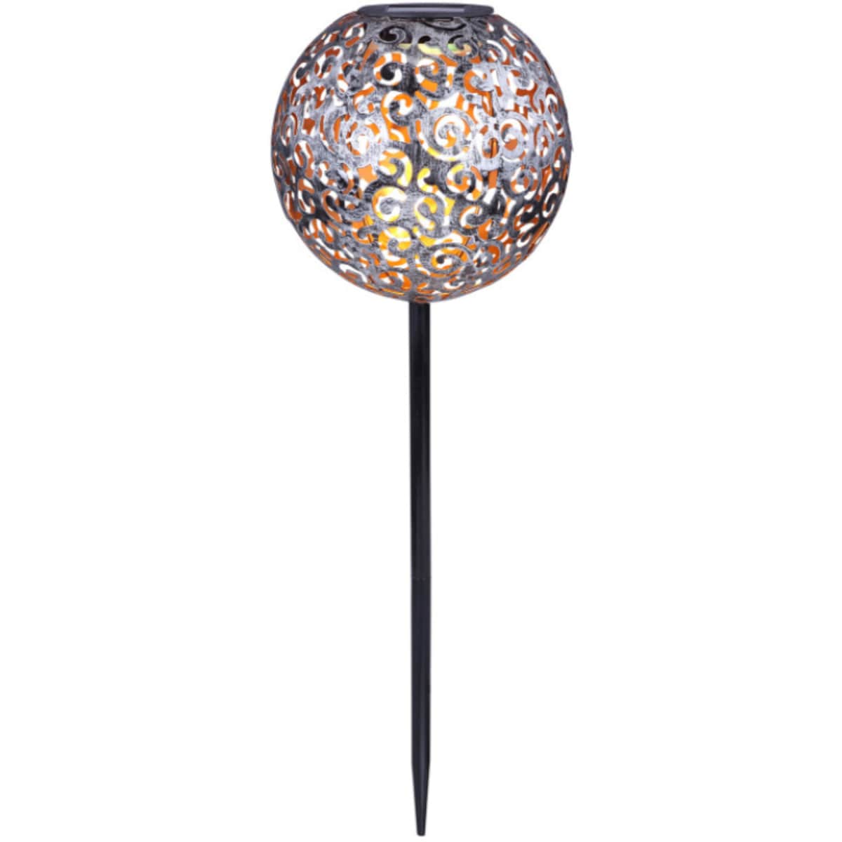 Lampka zewnętrzna Solar 33743 Globo LED 0,06W 3000K kula ball IP44 srebrna