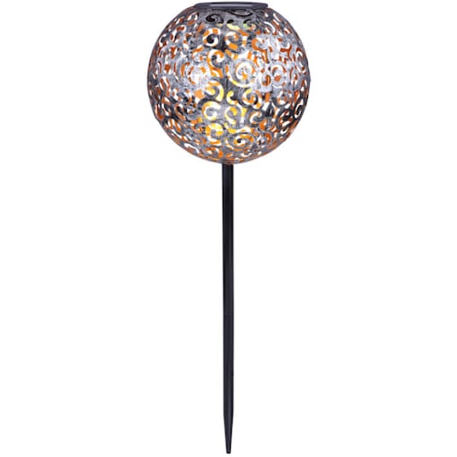 Lampka zewnętrzna Solar 33743 Globo LED 0,06W 3000K kula ball IP44 srebrna