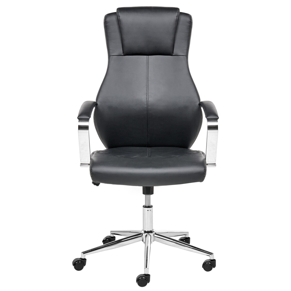 Fotel biurowy ADEPT Ekoskóra Czarny